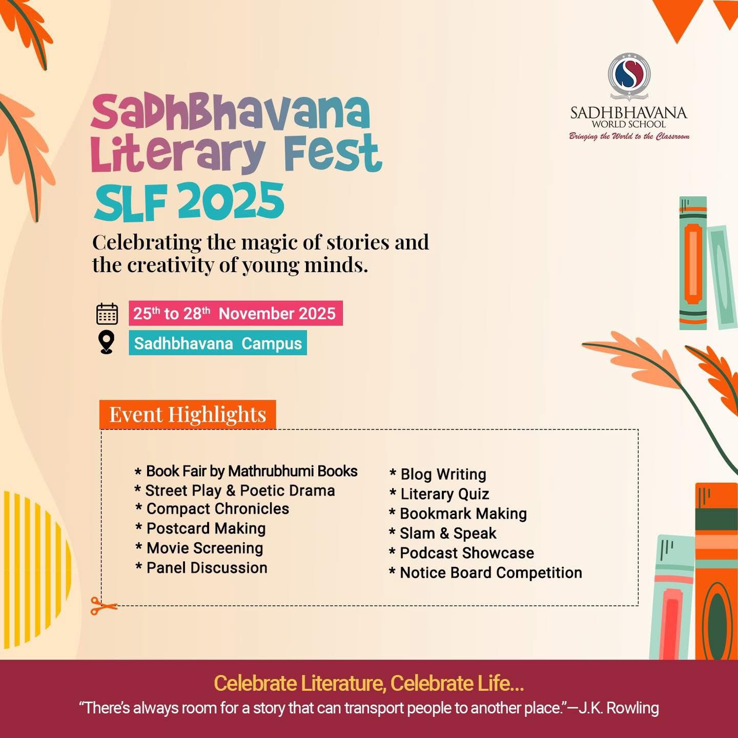 Sadhbhavana Literary Fest 2025